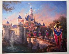 Disneyland 70th Sleeping Beauty Castle Artist Concept 8x10 Print picture