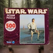 Sealed Star Wars Jigsaw Puzzle Kenner 1977 Luke Skywalker 500 Pieces New picture