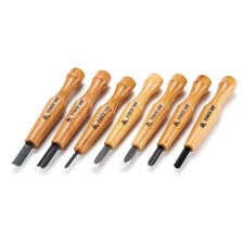 Mikisyo Power Grip Carving Tools, 7 Piece Set (Japan Import) 1 Pack, Brown picture