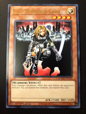 Yu-Gi-Oh D.D. Warrior Lady, MAGO-EN110, Gold Rare, 1st Edition, English, NM picture