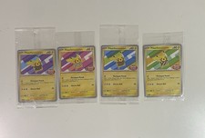 SEALED Complete Set 4 Pikachu Batik 101 154 155 190 SV-P Pokemon Indonesia picture