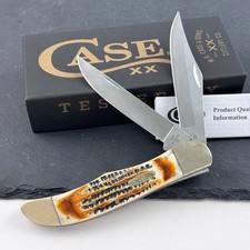 Case XX 03574 Folding Hunter 6.5 BoneStag Stainless Steel Pocket Knife picture