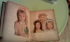 Vintage 1940s - 1960s Large Scrapbook Clippings Dog Cat Militaria Kids Religious picture