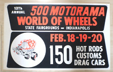 1972 13th annual 500 motorama world of wheels indy hot rods customs cars cycles picture
