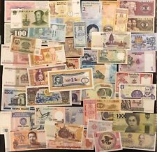 Ten (10) Different World Banknote Lot, Uncirculated, Mint Currency, World Set picture