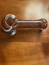 Beautiful Hand Blown Glass Spoon Pipe/American Made/For Tobacco Use picture
