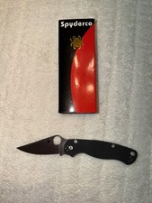 SPYDERCO PM2/Paramilitary 2 Knife in CPM S45VN Steel, G10 Scales: BRAND NEW. picture