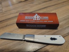 Brand new rough rider pocket knife white rr2708 picture