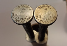 NOS Antique Bonney K4 & K6 Brass Push Button Spring Loaded - Pick Up Tool Set picture