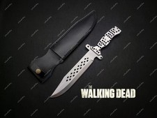 The Walking Dead Daryl Dixon Diamond Knife Replica with Leather Sheath picture