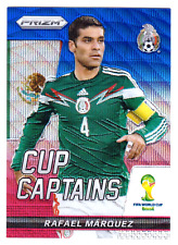 2014 Panini Prizm World Cup Rafael Marquez Cup Captains Blue White Red Wave #24 picture