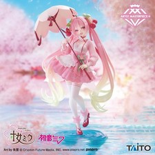Vocaloid Hatsune Miku Sakura Dress ver. AMP+ Figure Taito (100% authentic) picture