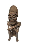 Mictlantecuhtli, 10 inch, Replica, Aztec, Original, Hand Crafted, Mictlan, Clay. picture