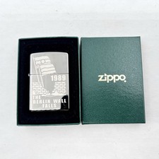 2006 Zippo 1989 Berlin Wall Falls Commemorative Lighter Orange Seal Unused w/Box picture