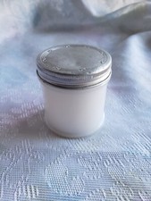 Vintage Watkins Milk-Glass Jar Art Deco 1920s Apothecary Cold Cream picture