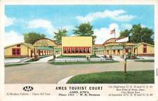 c1940s Ames Tourist Court US HWY 30 65 Advertising Ames IA P444 picture
