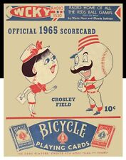 1965 OFFICIAL SCORECARD CINNCANATTIE REDS 16 x 20 Baseball Art Rare Poster picture