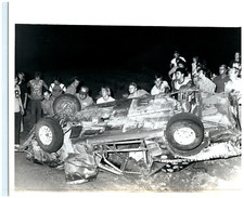 Rare 1972 Alabama Racing Wreck W/ Fans 1 of 1? Original Press Photo 8x10, picture