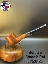 Vintage Bertram Smooth Pot Grade 25 Tobacco Pipe picture