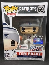 TOM BRADY Funko Pop White Jersey FANATICS EXCLUSIVE #59 with protective cover picture