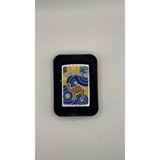 Camel Psychedelic Blue Swirls Vintage Zippo 1999 picture