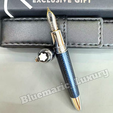MONTBLANC Meisterstück Blue Hour LeGrand Fountain Pen Luxury Collector Rare picture