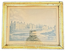 Vintage Brown University About 1825 Framed Print Borghese Ivy League Wall Art picture