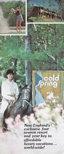 c1980 The White Mountain Country Club Cold Spring Resort Ashland NH Brochure picture