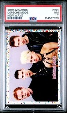 2019 J2 Cards NEW WAVE - #104 DEPECHE MODE PSA 7 NM Rock & Roll Hall of Fame picture
