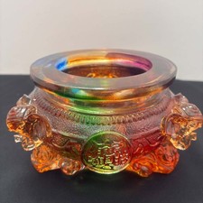 Liuli Crystal Lucky Treasure Bowl – Feng Shui Home Decor, Office Ornament Gift picture