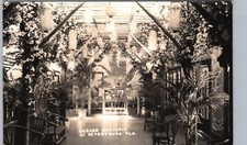 GARDEN CAFETERIA st petersburg fl real photo postcard rppc florida history picture