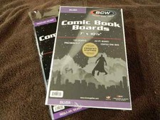 100 New BCW Silver Age Comic Book Bags And Boards - Acid Free - Archival Storage picture