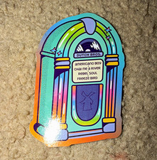 Dutch Bros Colorful Jute Box Limited Exclusive Second Chance Sticker 2026 picture