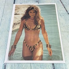 1996 Sexy Kathy Ireland Legs Body Bikini Vtg Print Ad/Poster Pinup Magazine Page picture