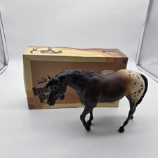 VINTAGE BREYER INDIAN PONY DARK HORSE #174, APPALOOSA With Original Box picture