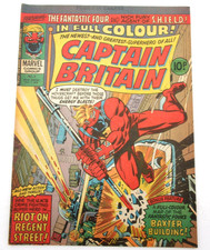 Marvel Comics Captain Britain No. 8 1st Appearance Psylocke Betsy Braddock 1976 picture