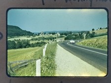 Vermont Landscape Road Kodachrome Slide 1953 Pownal Valley Green Mts Vintage Car picture