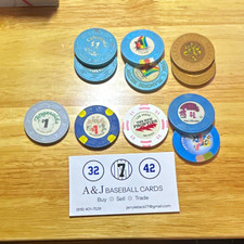 Las Vegas Casino Chips Collection Lot - Assorted Various Designs Chips picture