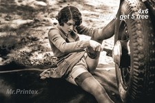 1920s Flapper Woman π Vintage Car - 4x6 Photo - Jazz Age Beauty picture