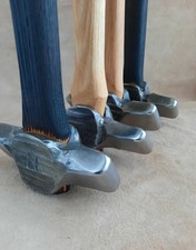 Set of 4 Black Iron Hammer Blacksmith Double Diagonal Cross Peen Hammer - 2.5 lb picture