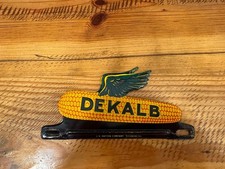 Vintage Original DeKalb Seed Corn Advertising License Plate Topper NOS picture