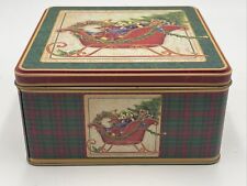 Lindy Bowman Designed by Elizabeth Brownd Design 2010 Christmas Sleigh Plaid Tin picture