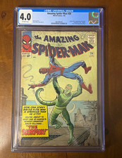 Amazing Spider-Man #20 Marvel 1965 1st app Scorpion CGC 4.0 Stan Lee Steve Ditko picture