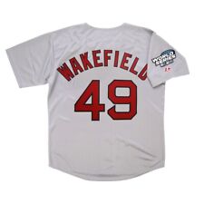 Tim Wakefield 2004 Boston Red Sox Grey Road World Series Jersey Men's (S-3XL) picture