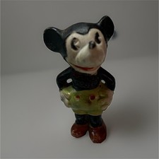 Walt Disney Vintage 1930’s Japan Bisque Mickey Mouse Figurine picture
