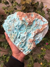 3.9kg Natural Blue Aragonite Raw Gemstone Mineral Specimen From Afghanistan  picture