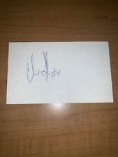 CHRIS SNYDER - PSU FOOTBALL - AUTHENTIC AUTOGRAPH SIGNED INDEX -B2694 picture