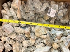 1 Kg of Brazilian Aquamarine Mine Run Rough - Cabbing, Tumble Rocks, Wrapping picture