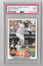 2023 Topps Complete Set RILEY GREENE RC Image Variation SP Graded PSA 9 Tigers picture
