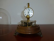 VINTAGE GERMAN BRIGGS Rotary Conical Pendulum Flying Ball Clock (Watch Video) picture